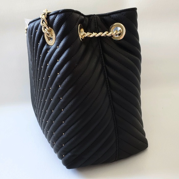 NEW Victoria's Secret Studded Quilt Tote Bag - Picture 6 of 8